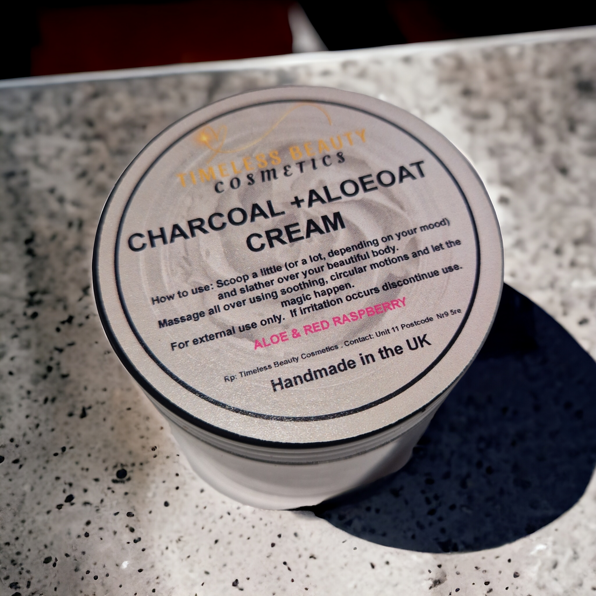 Charcoal & Oat Cream with Aloe Vera