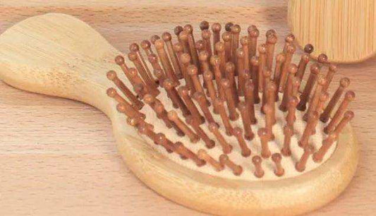 Bamboo Hair massager brush